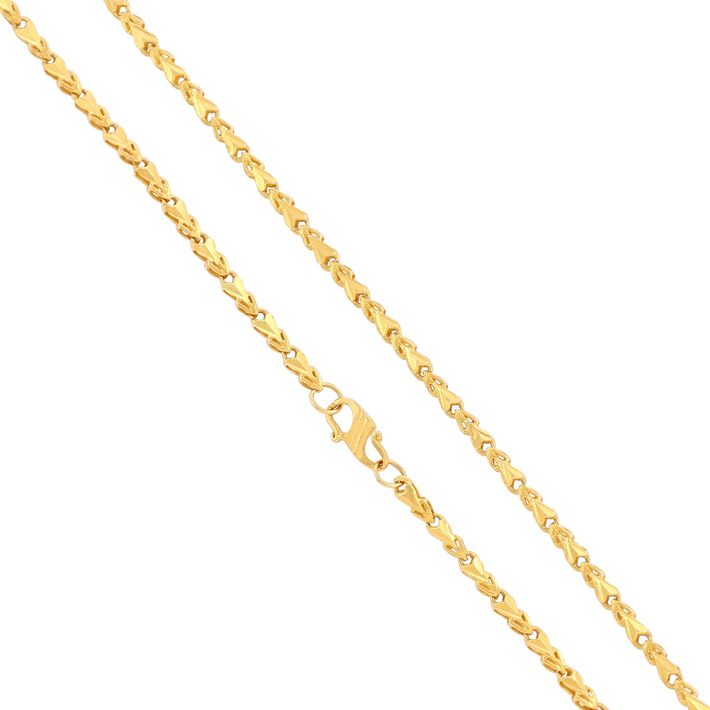 22ct pre-owned yellow gold chain 02033056