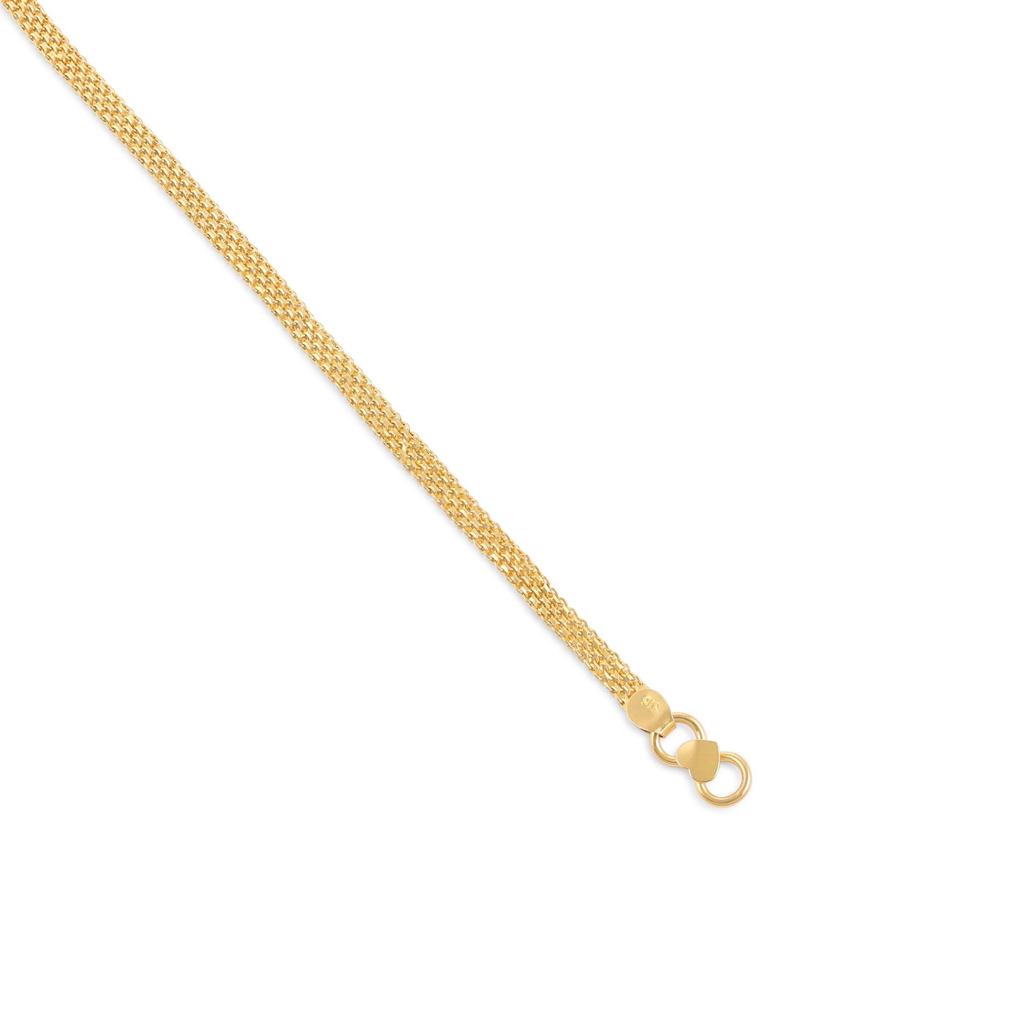 22ct pre-owned yellow gold anklet 02033172
