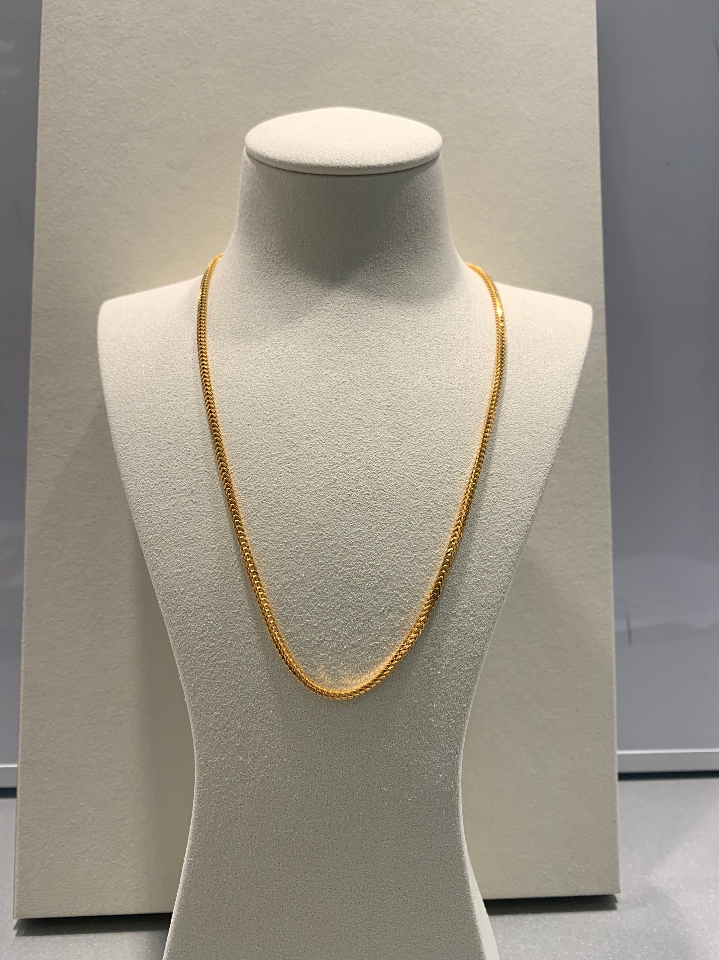 22ct Gold Herringbone Chain Necklace
