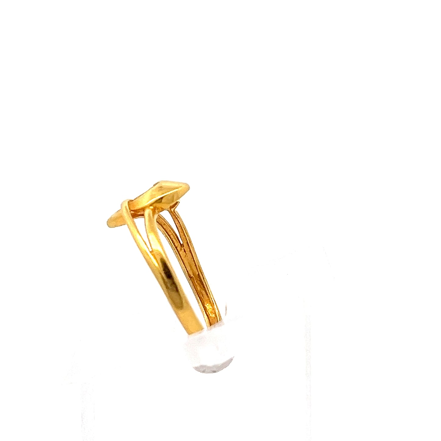 22ct Gold Heart Design Ring with Openwork Detail