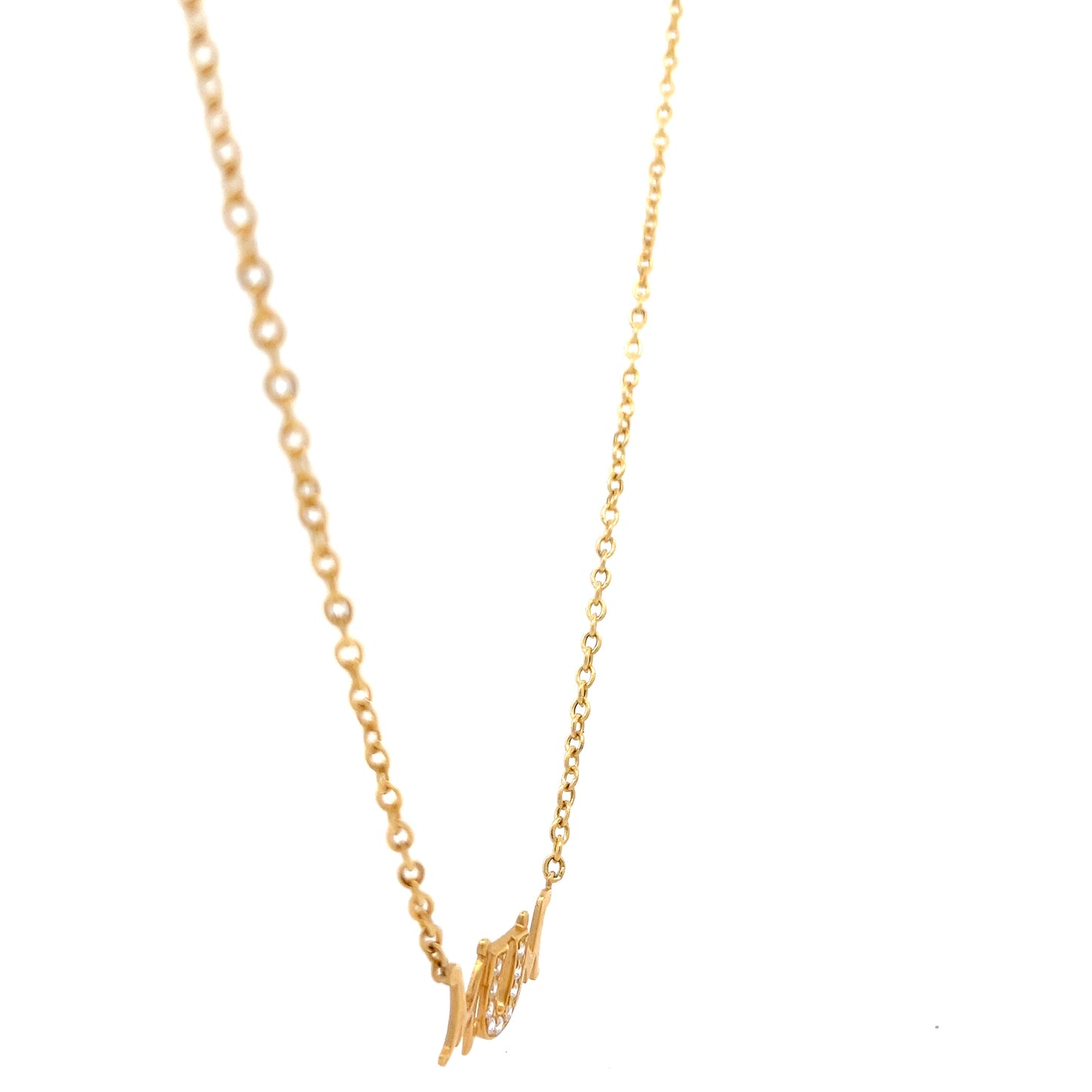 9ct Yellow Gold Mum Pre-Owned Necklace