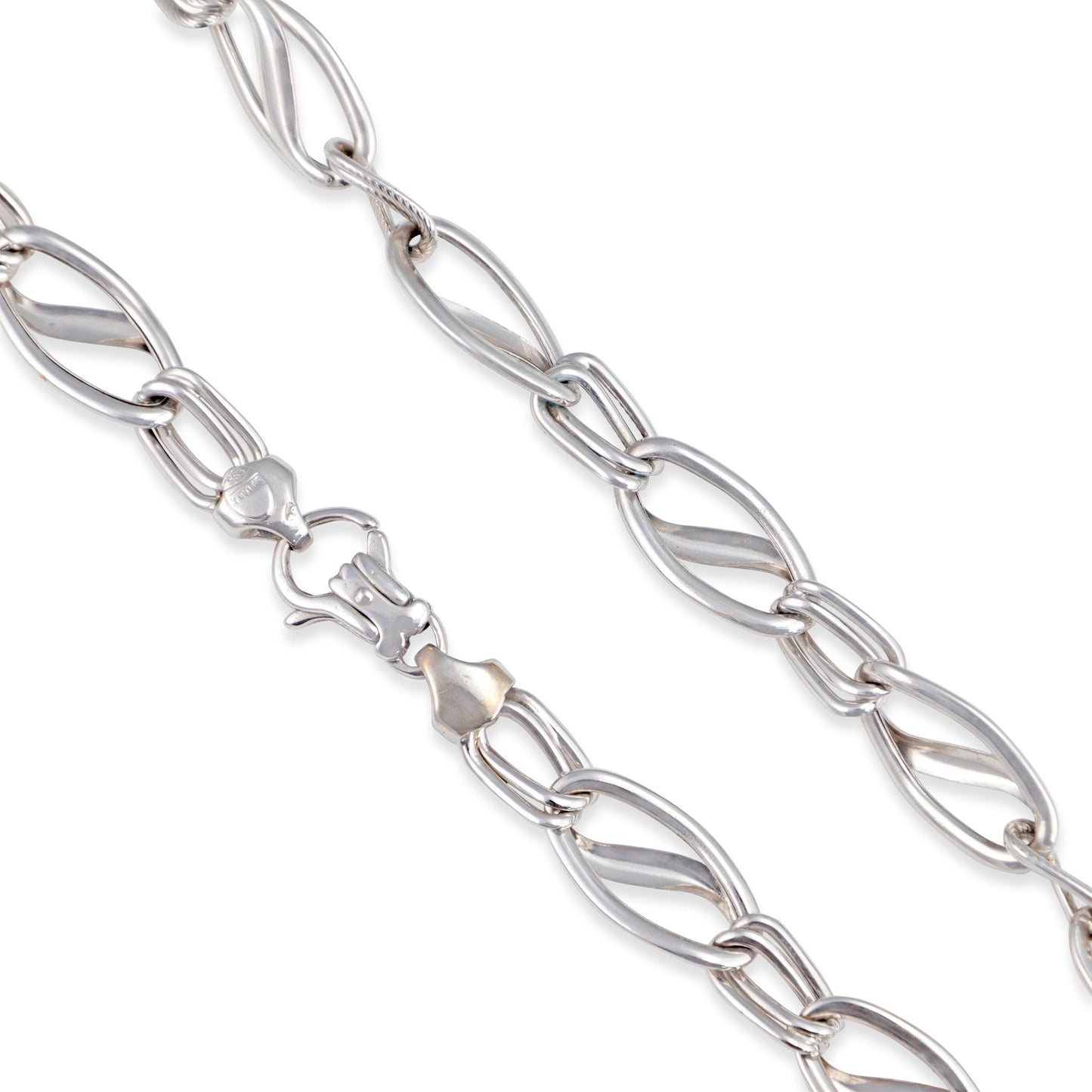 14ct white gold second - hand chain 08001236 - FJewellery