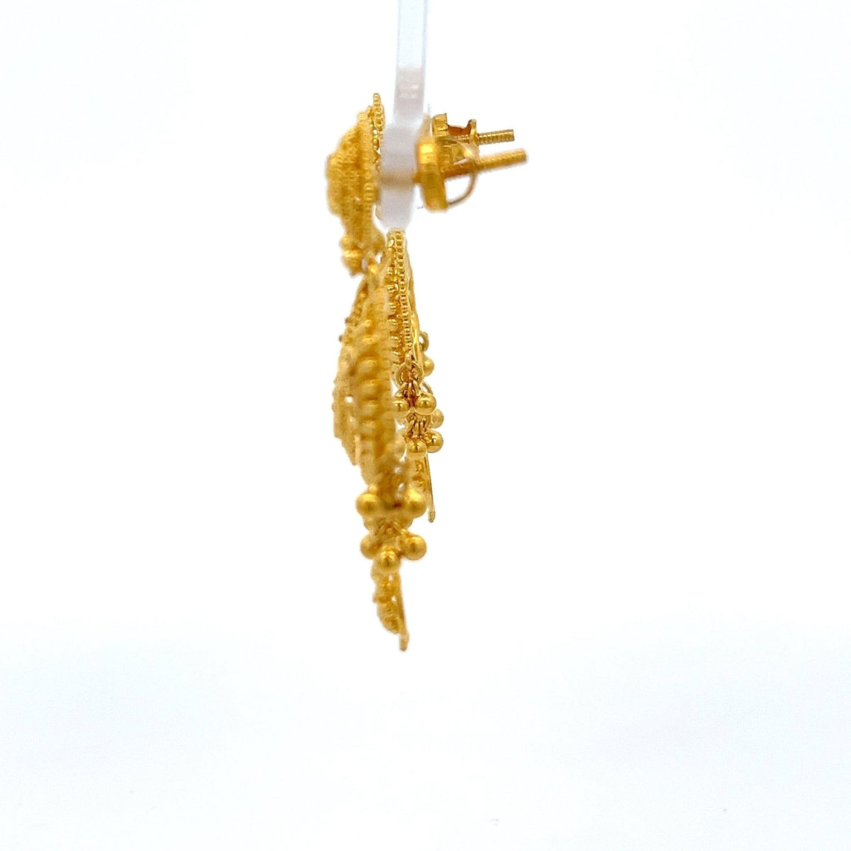 22ct Gold Filigree Chandelier Drop Earrings - FJewellery