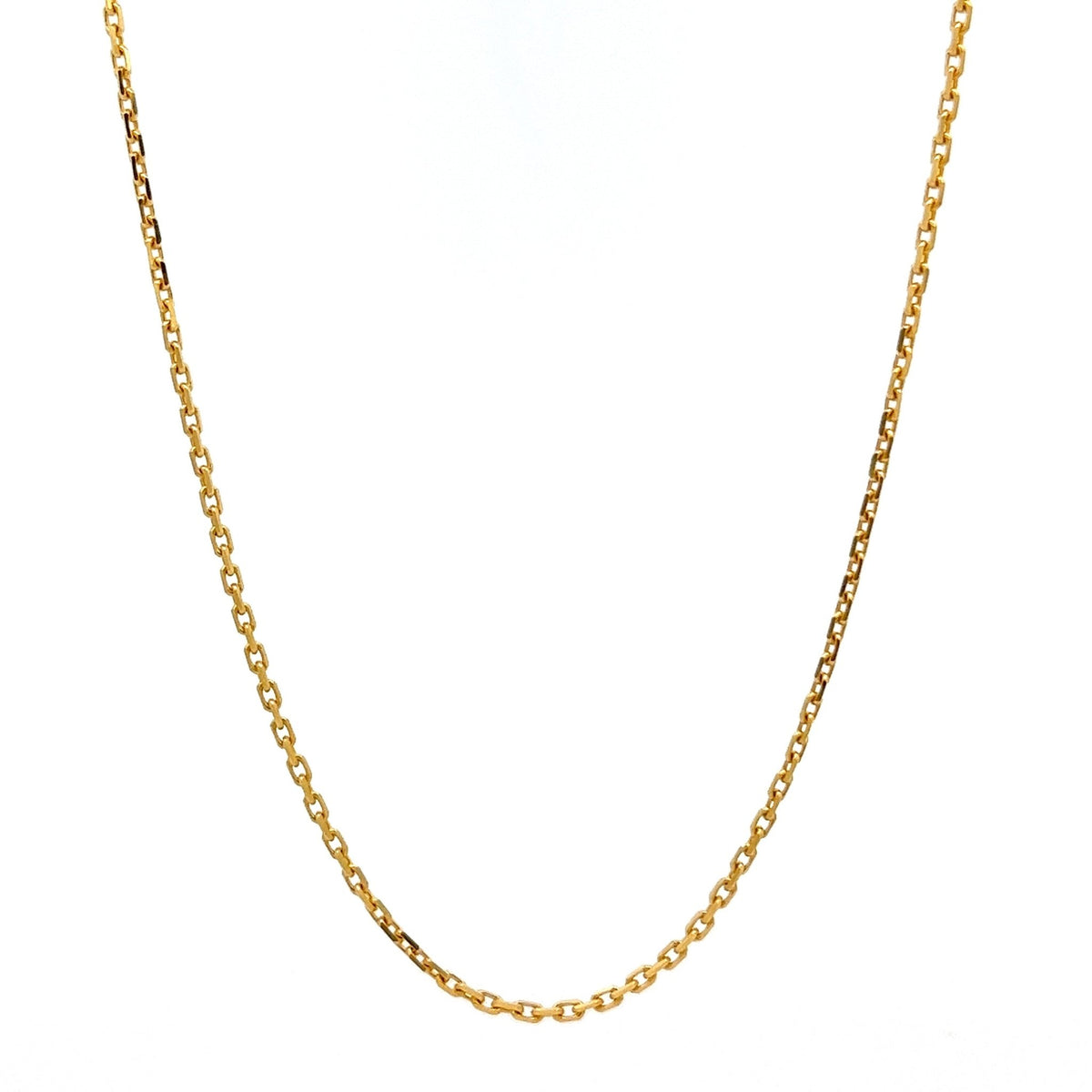 22ct Gold Oval Link Chain - FJewellery