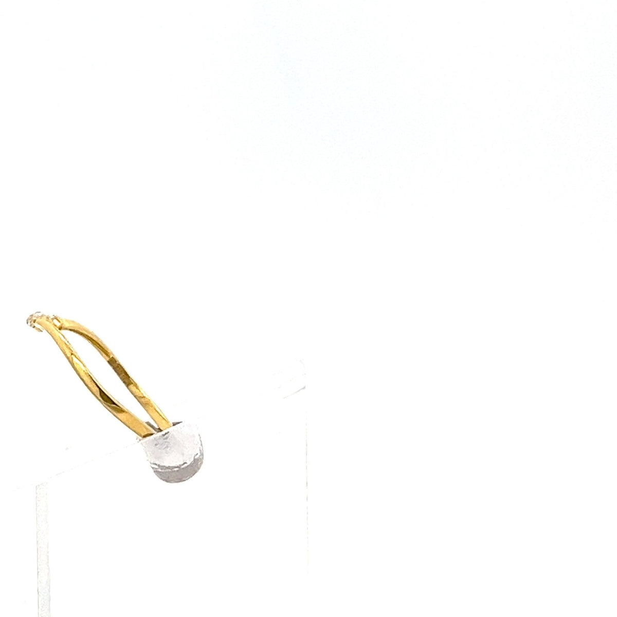 22ct Gold Ring with Five Clear Stones - FJewellery