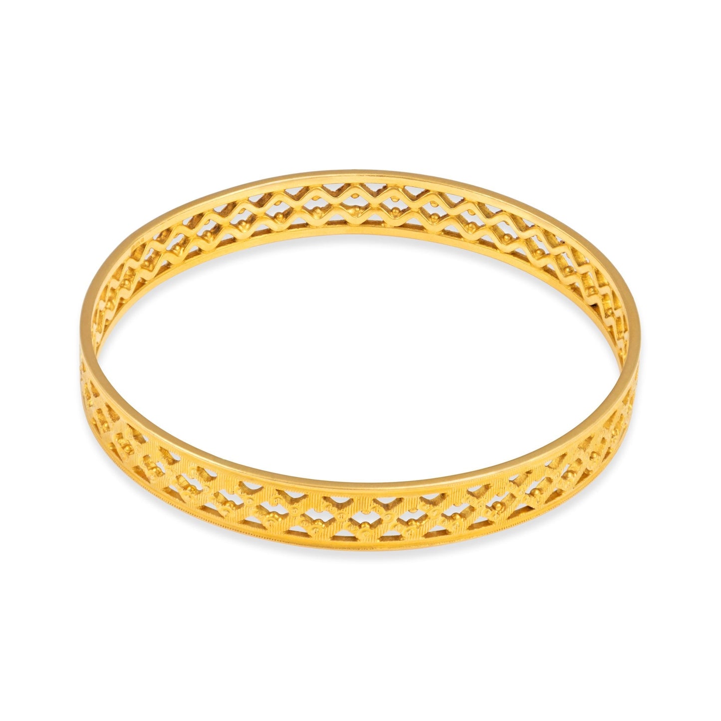 22ct yellow gold bangle set 07001959 - FJewellery