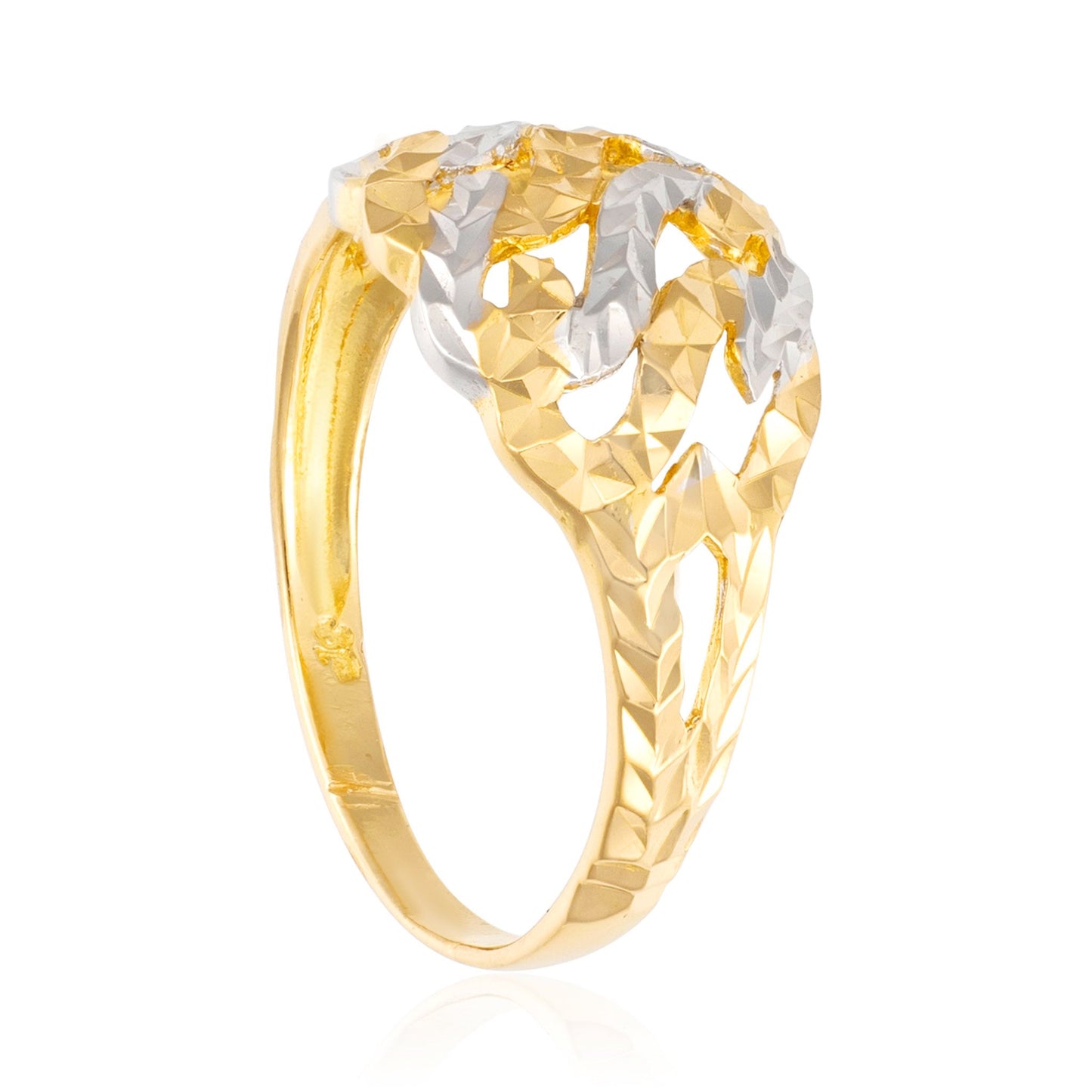 22ct yellow gold fancy ring 06003825 - FJewellery