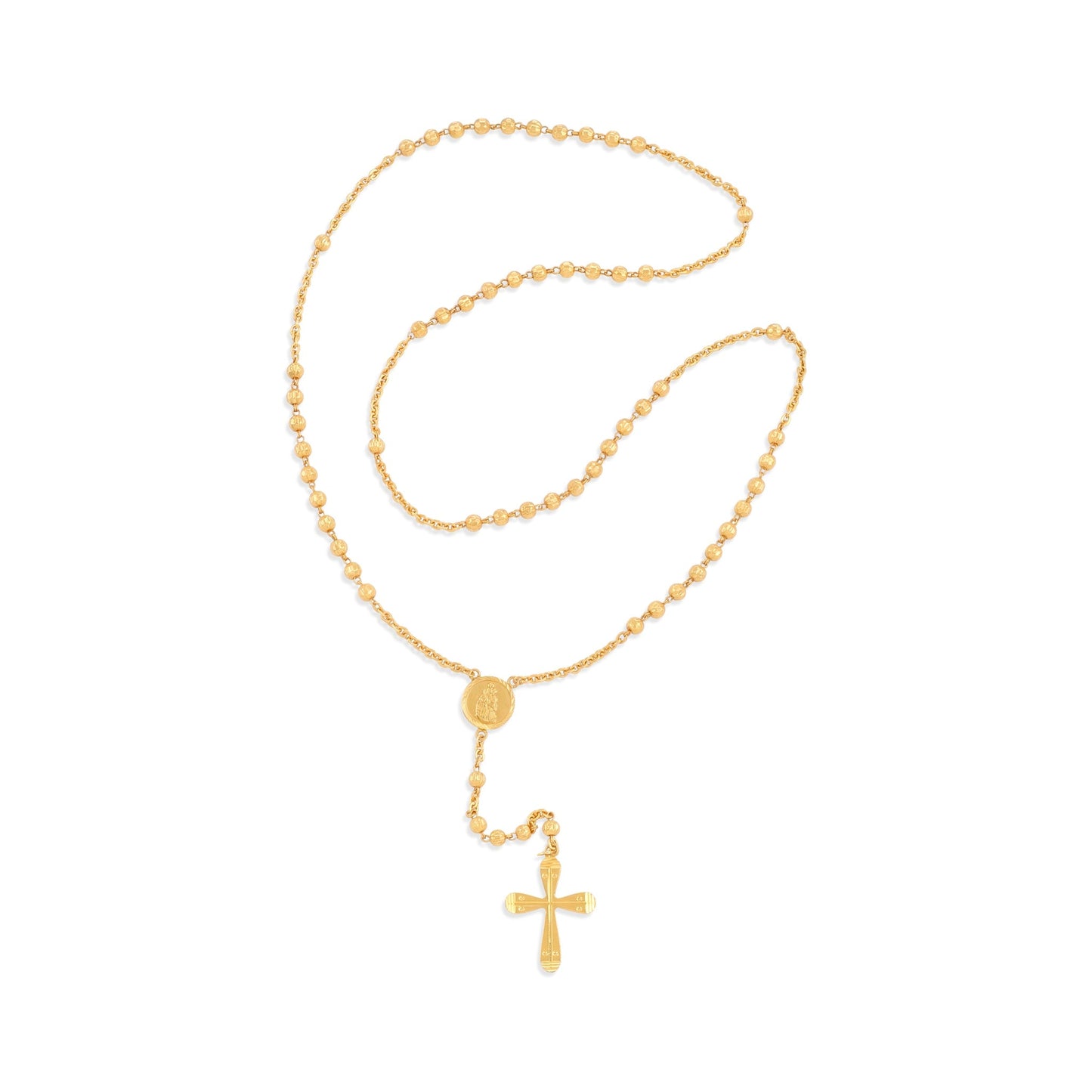 22ct yellow gold pre - owned chain with cross 05001746 - FJewellery