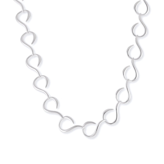 925 sterling silver teardrop necklace SNK10003 - FJewellery