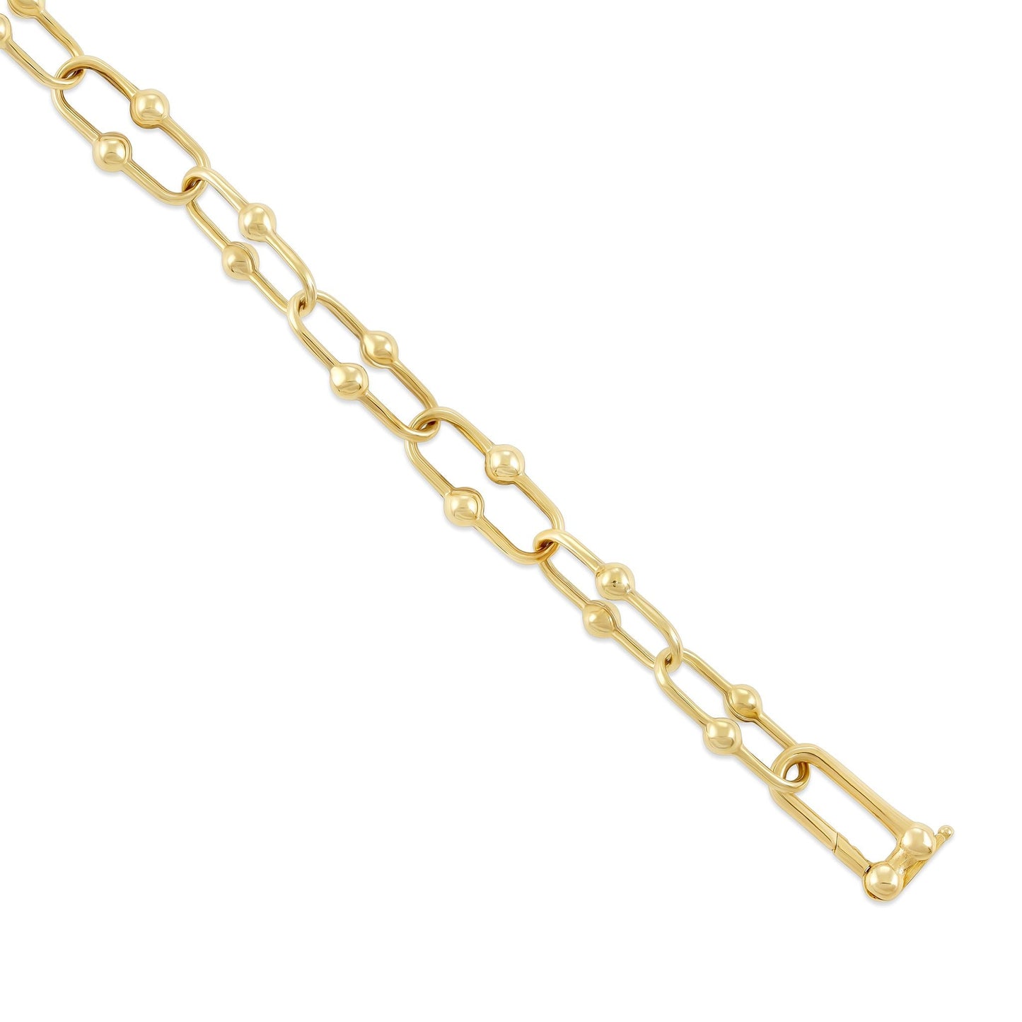 9ct Yellow Gold Ball Style Bracelet - FJewellery