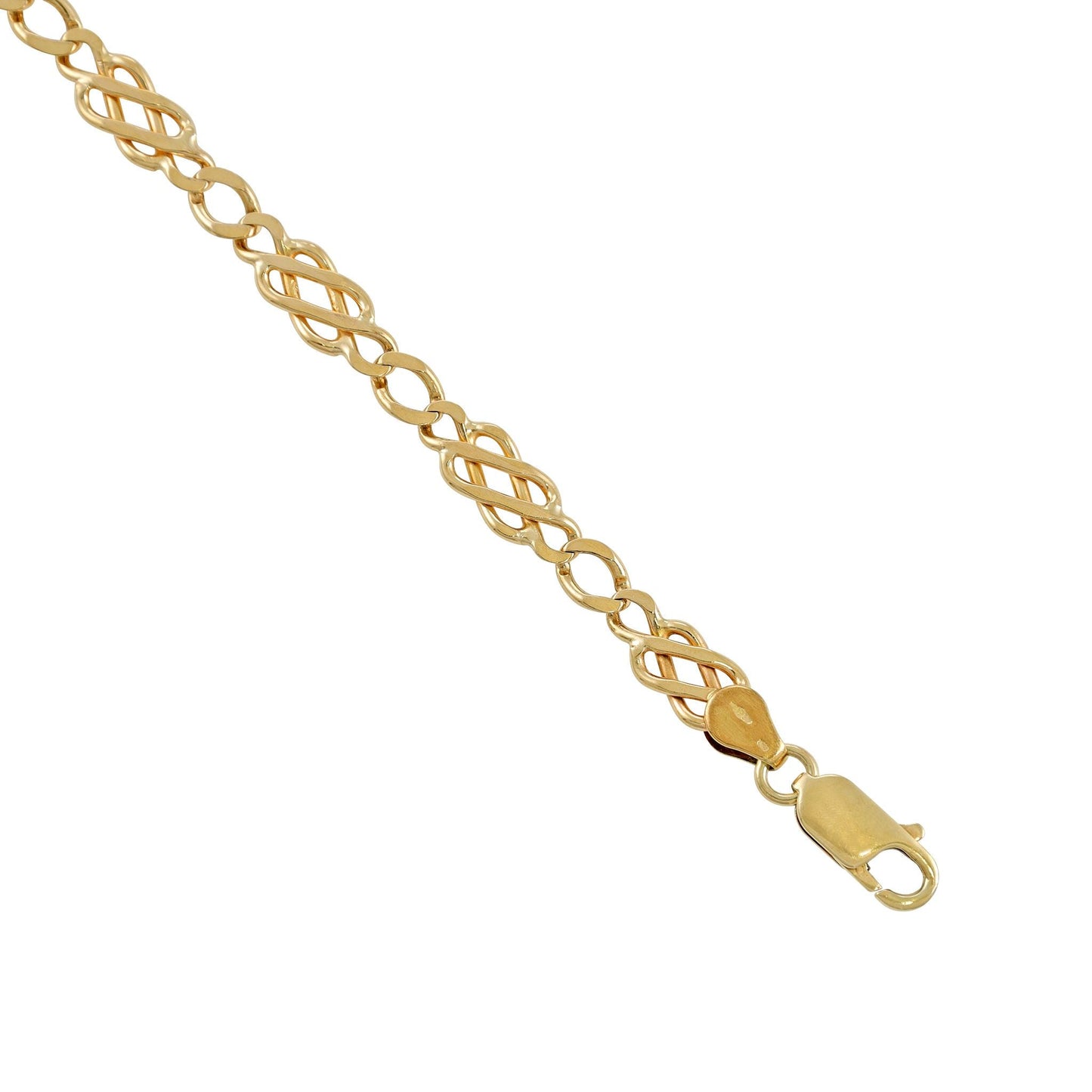 9ct yellow gold bracelet 06003924 - FJewellery