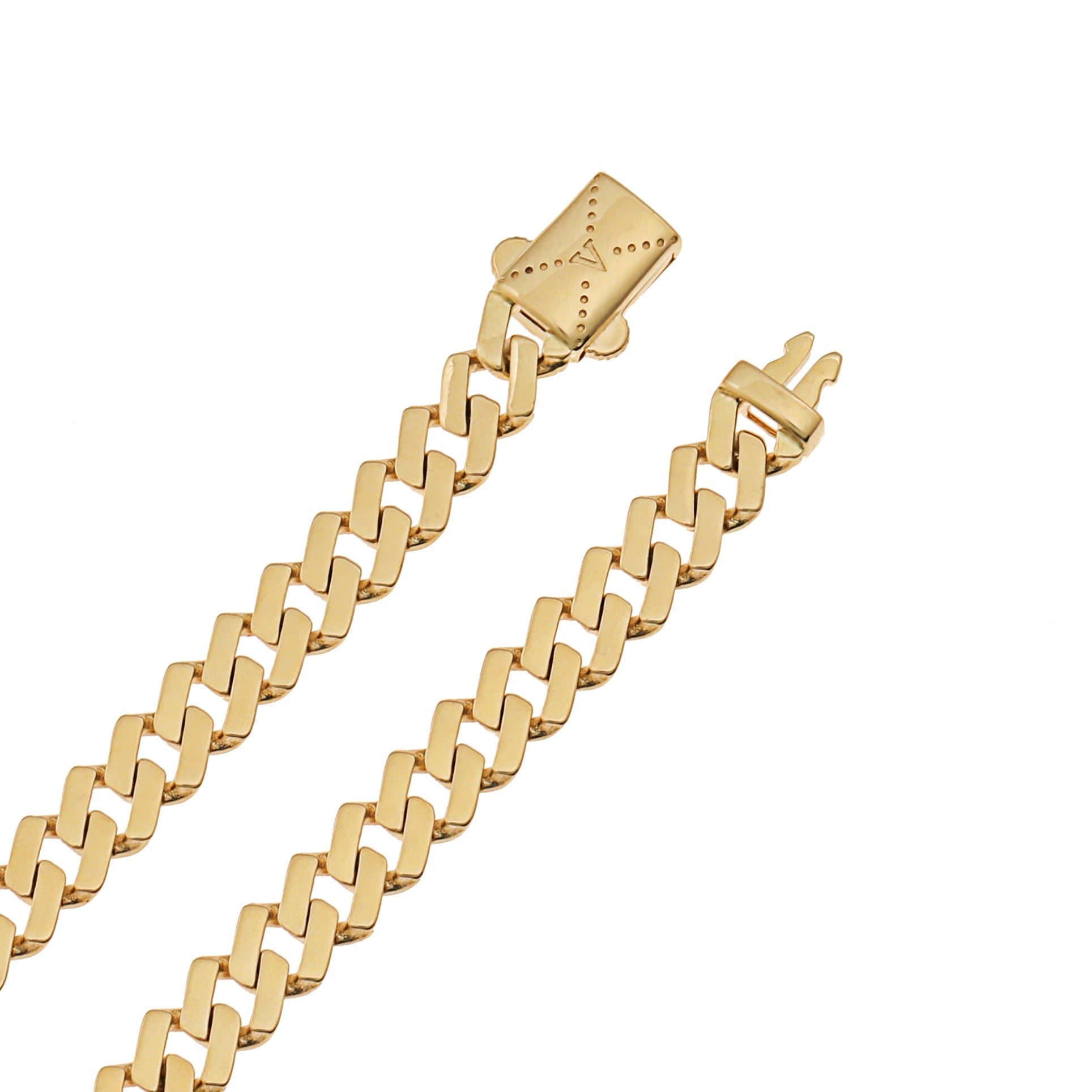 9ct Yellow Gold Curb Bracelet 6mm 6303000 B - FJewellery