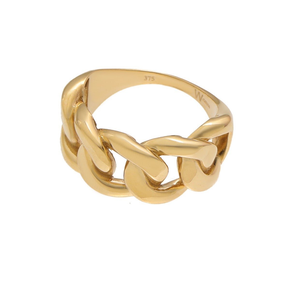 9ct Yellow Gold knot ring HPR0023 - FJewellery