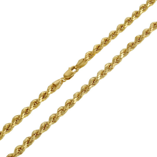 9ct Yellow Gold Rope Chain DSHCN0627 - FJewellery