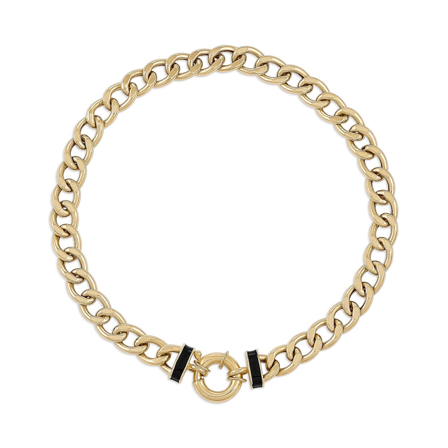 14ct Yellow Gold Curb Chain Design Bracelet