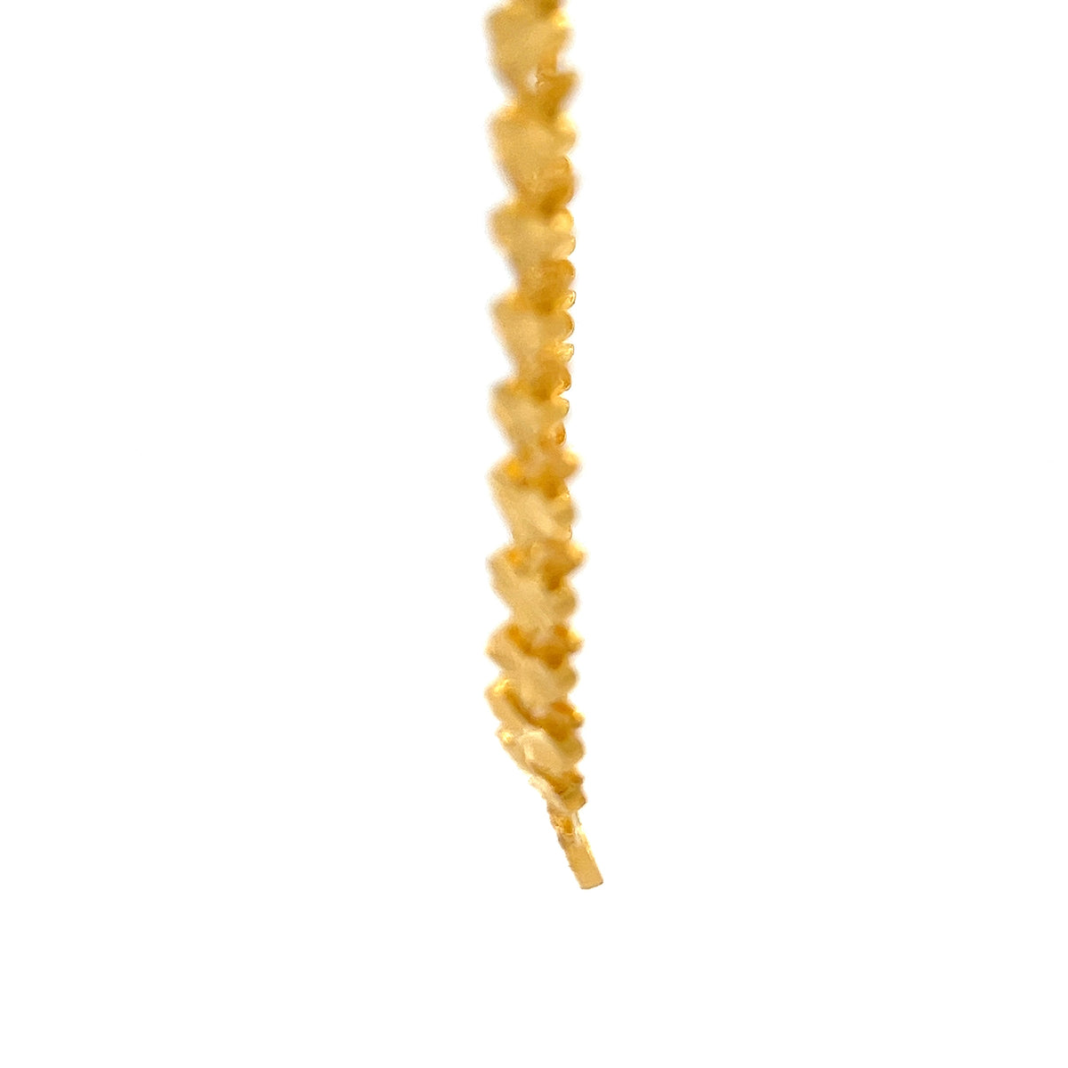 22ct Gold Floral Leaf Motif Necklace