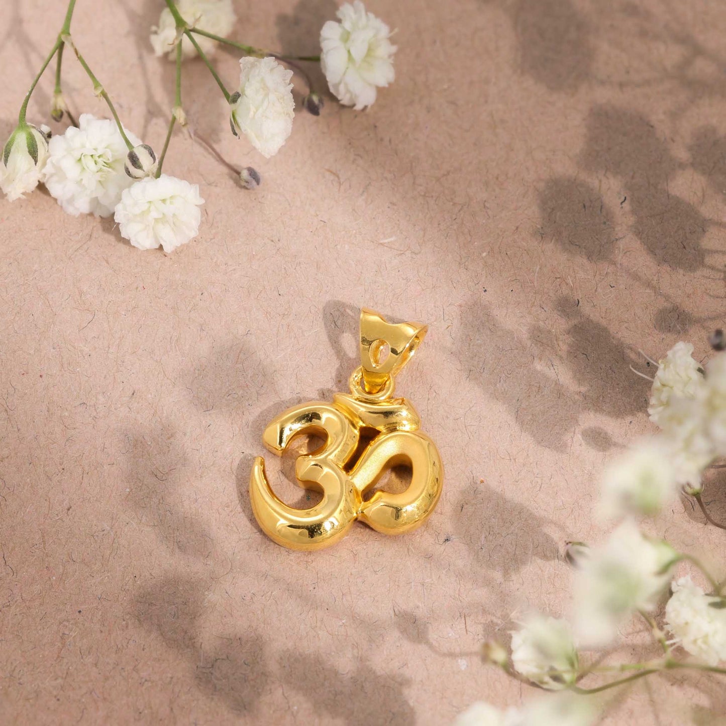 22ct Yellow Gold Om Pendant BF1224-PD11