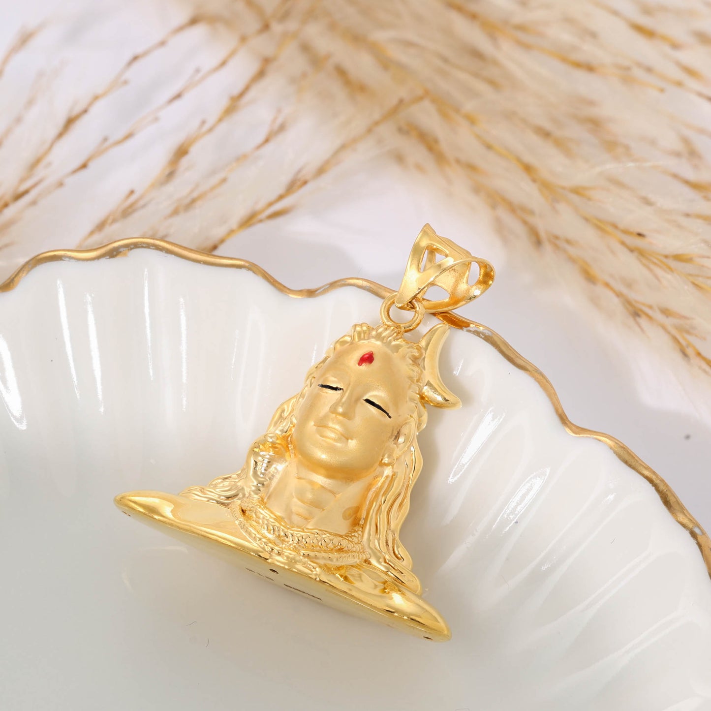 22ct Yellow Gold Shiva Pendant BF1224-PD9