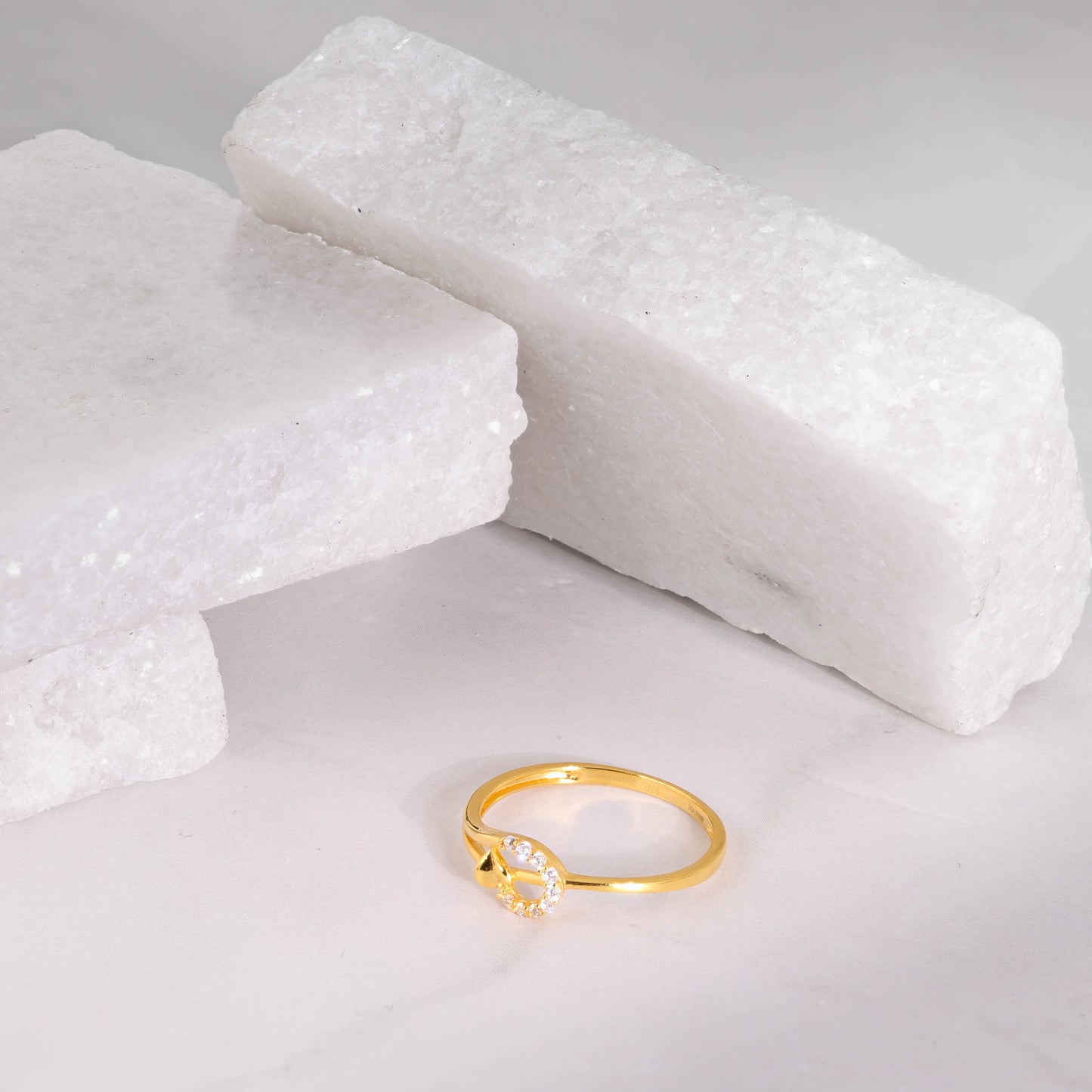 22ct Yellow Gold Swirl Design Ring BF1224-RN71