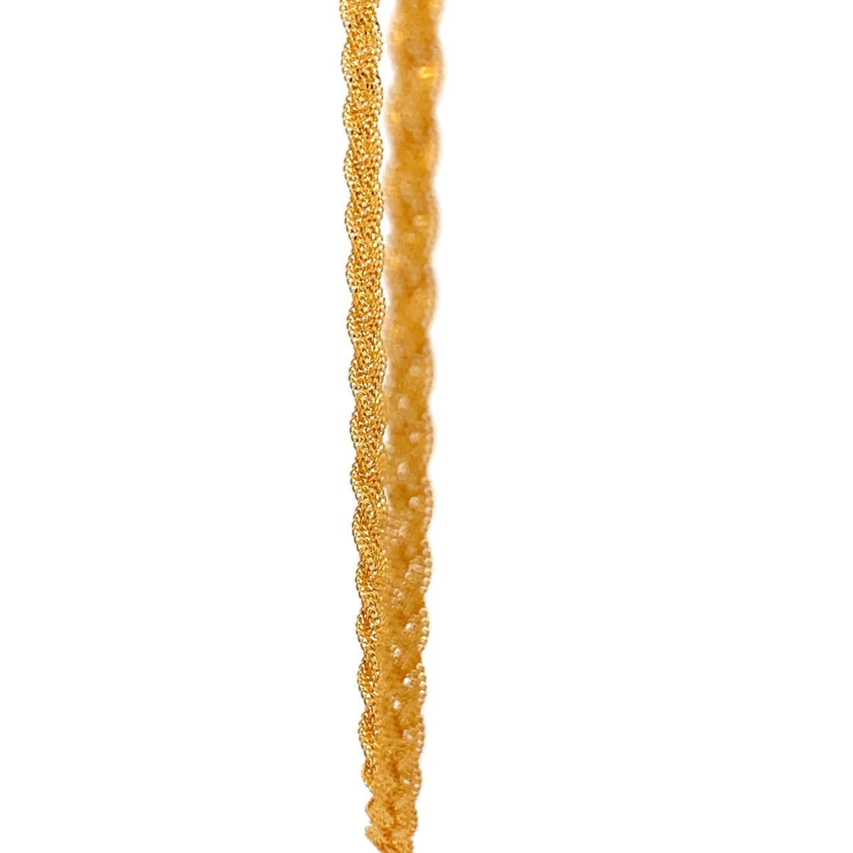 22ct Gold Twisted Rope Chain