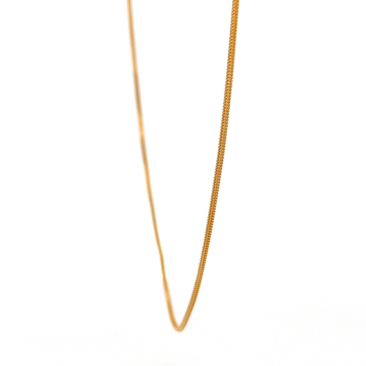 22ct Gold Chain with Fine Woven Link Pattern