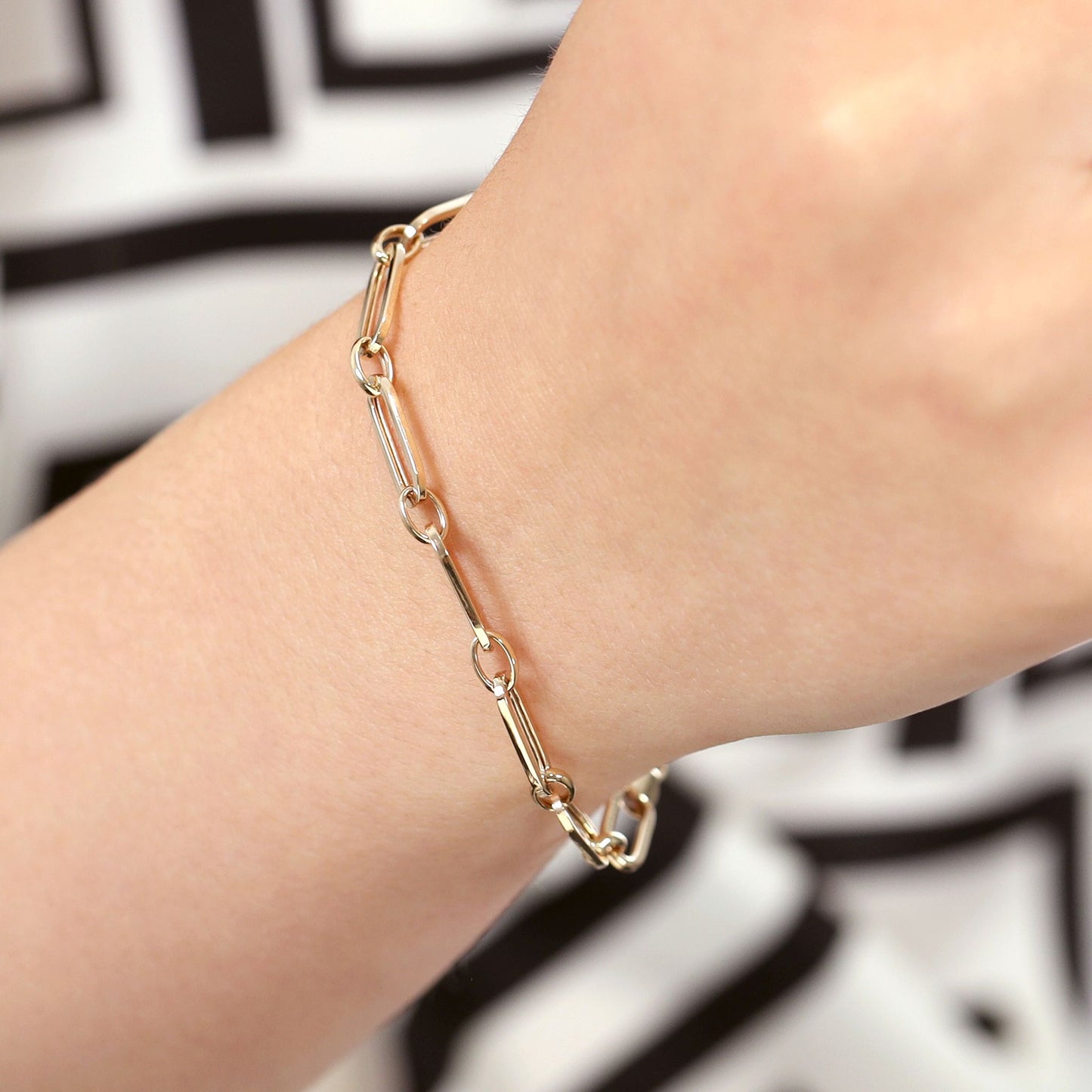 9ct Yellow Gold Chain Style Bracelet