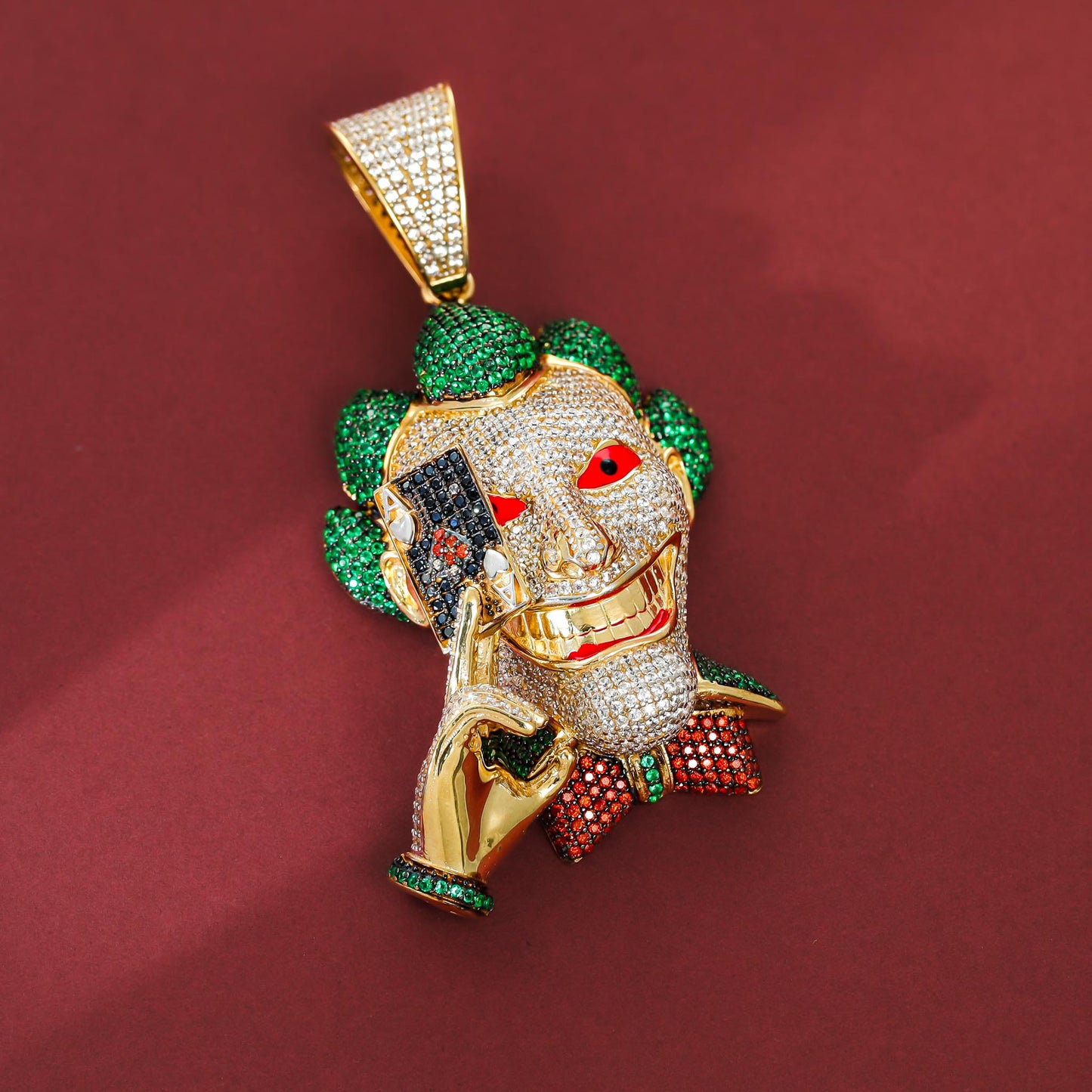 9ct Yellow Gold New Clown Pendant