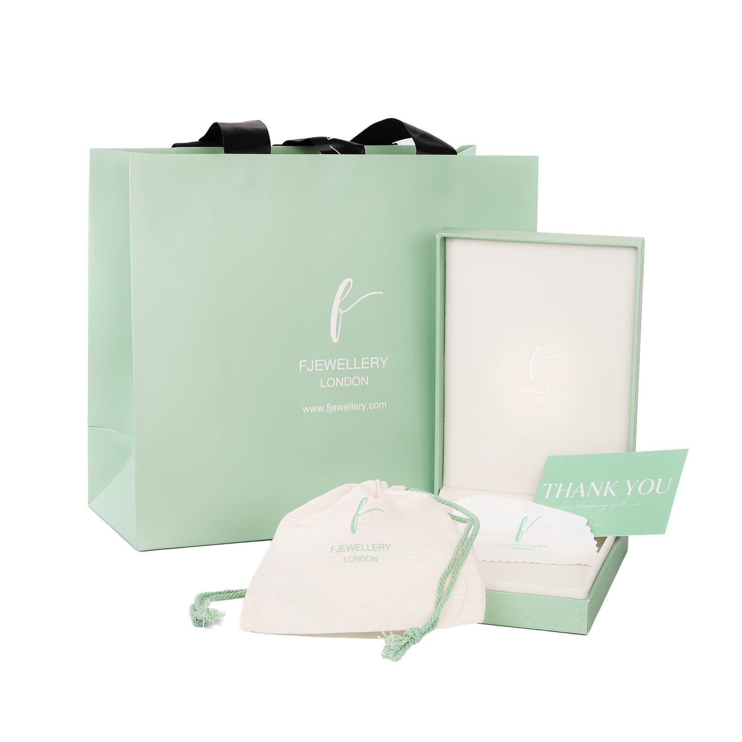 Rhodium plated silver Initial L Necklace PSJCNP - LR - FJewellery