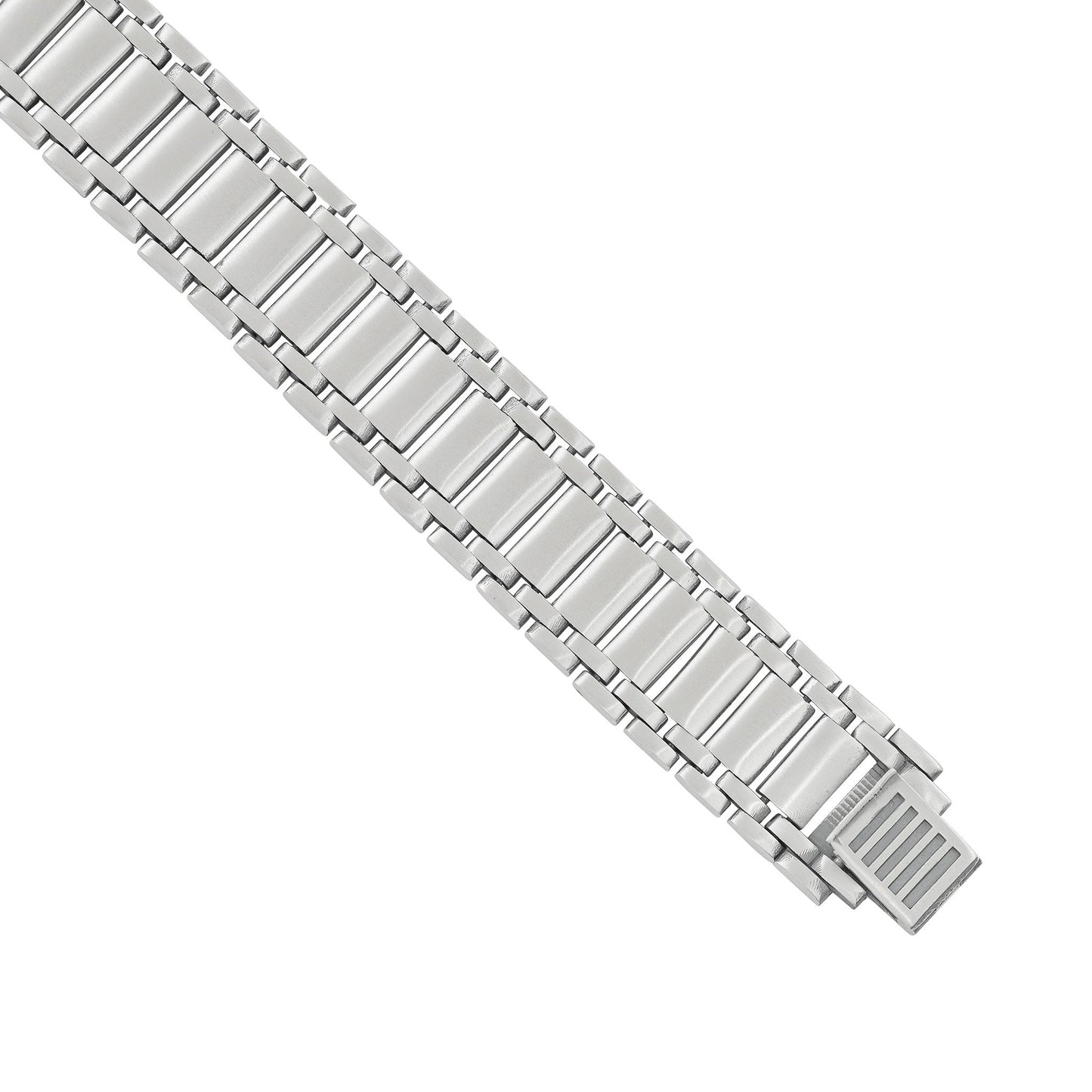 Sterling Silver Fancy Link Chain Bracelet - FJewellery