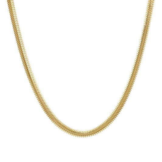 14ct Yellow Gold Snake Chain 2021864 - FJewellery