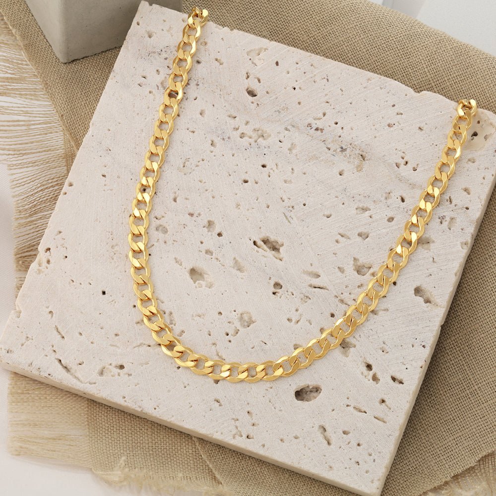 18ct yellow gold Curb chain 02013401 CNPR009-20 - FJewellery