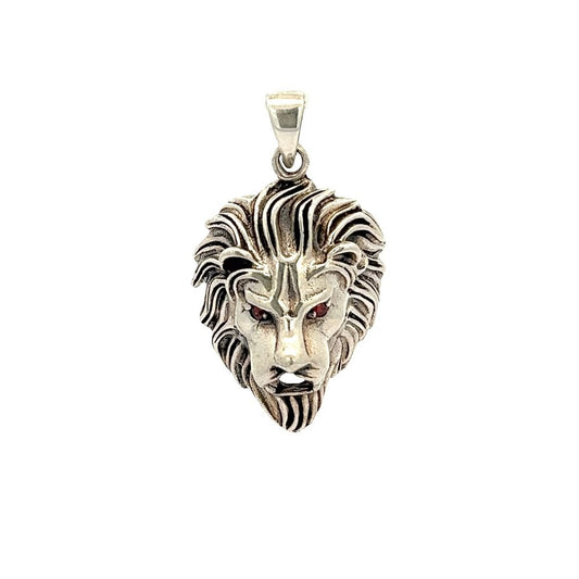 925 silver lion's head pendant AS0002 - FJewellery