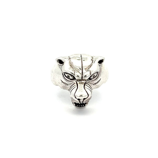 925 silver roaring bear ring AS0007 - FJewellery