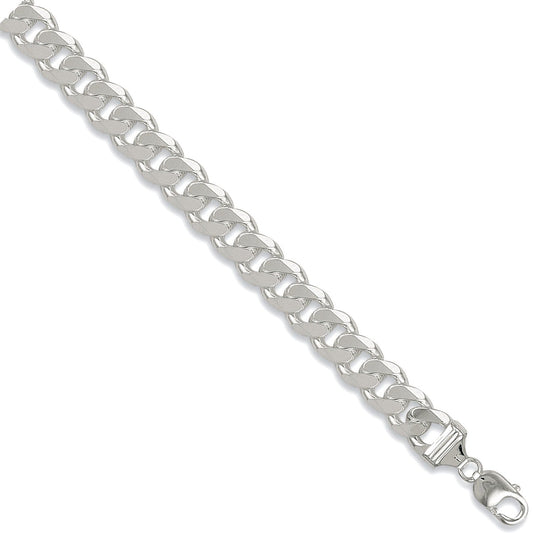 925 Sterling Silver 13mm Large Heavyweight Curb Chain - FJewellery