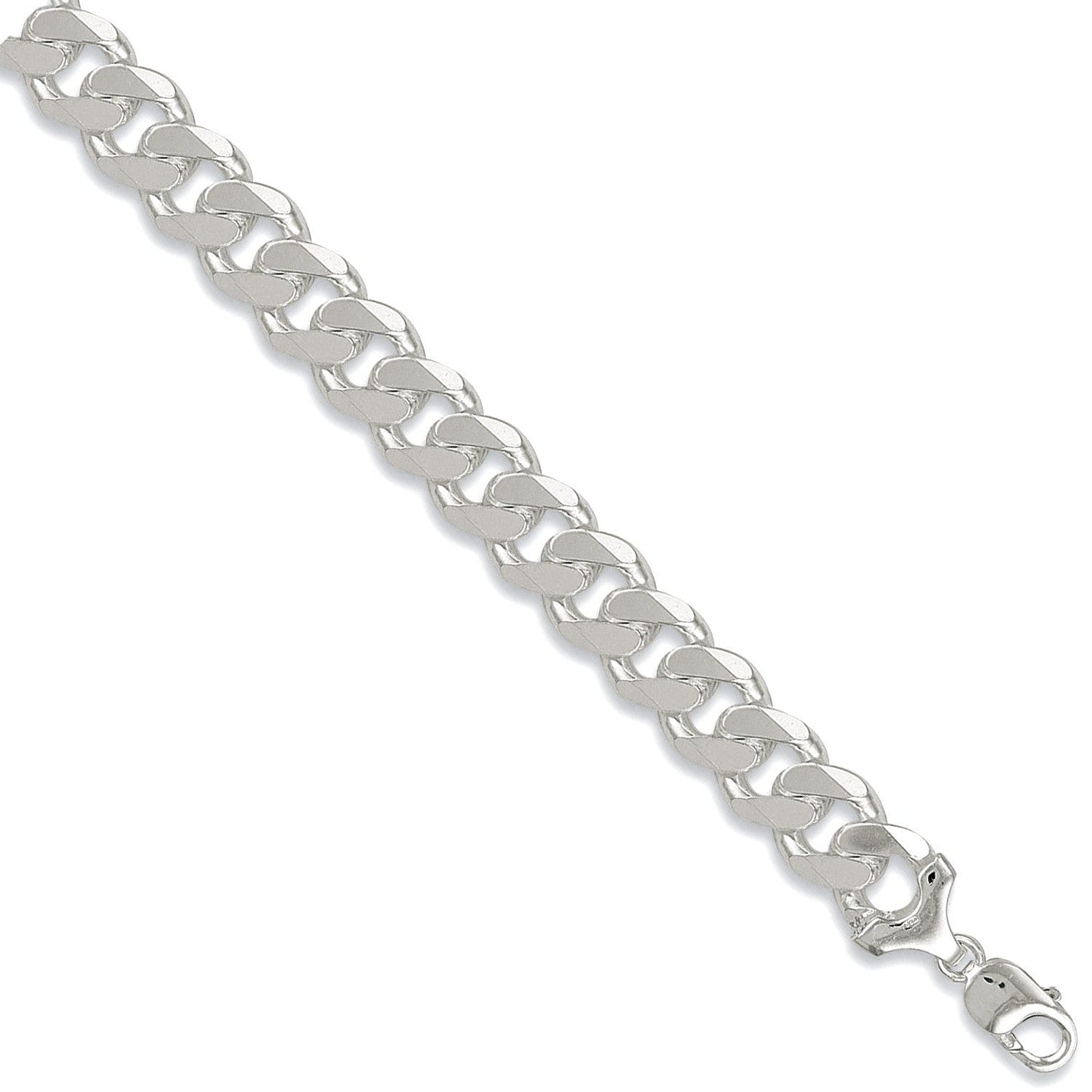 925 Sterling Silver 15mm Extra Large Heavyweight Curb Chain - FJewellery