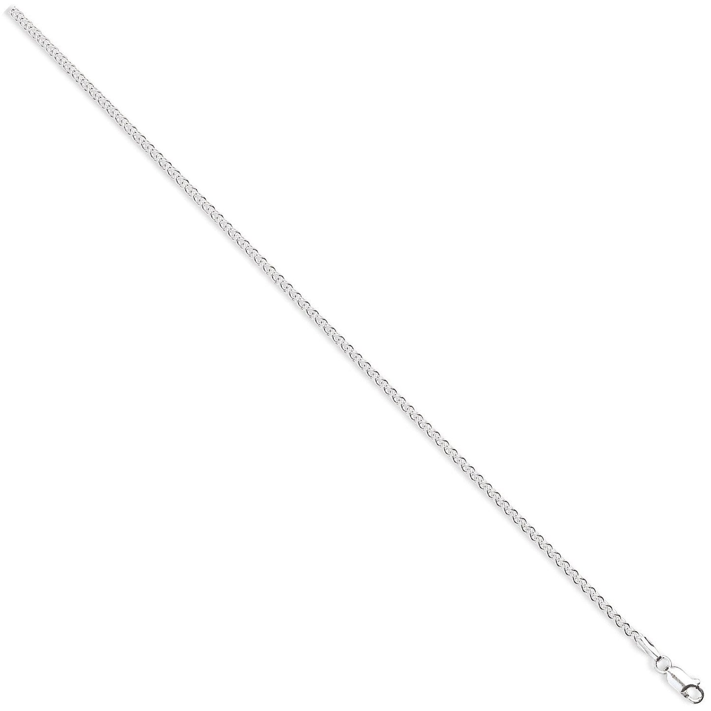 925 Sterling Silver 2.5mm Spiga Chain - FJewellery
