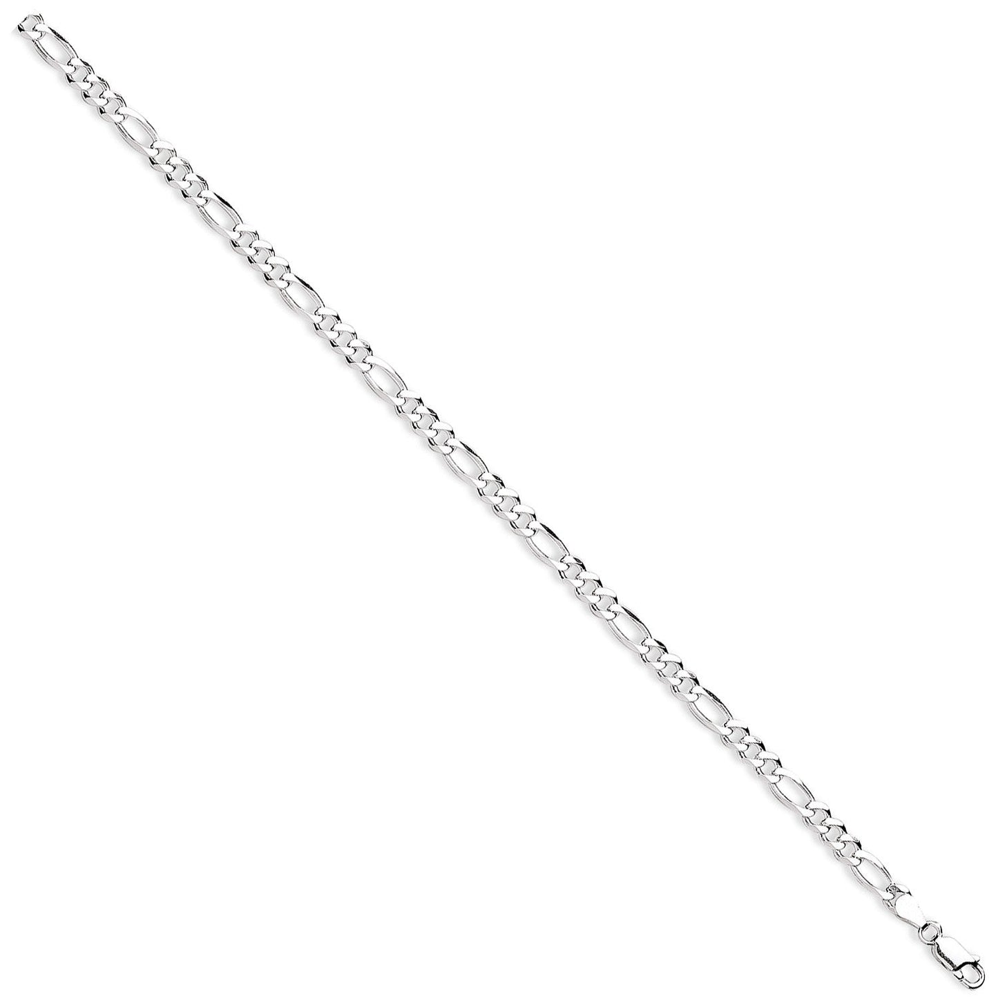 925 Sterling Silver 5mm Figaro Chain - FJewellery