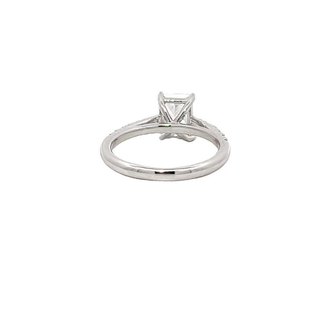 925 Sterling silver Emerald CZ Solitaire Ring DSHSR0409 - FJewellery