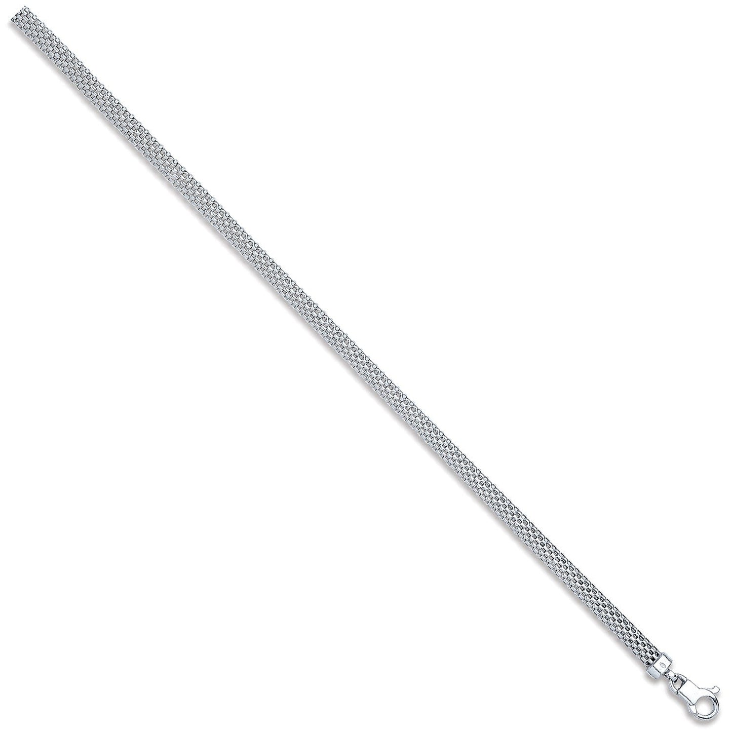 925 Sterling Silver Mesh Necklace/Bracelet - FJewellery