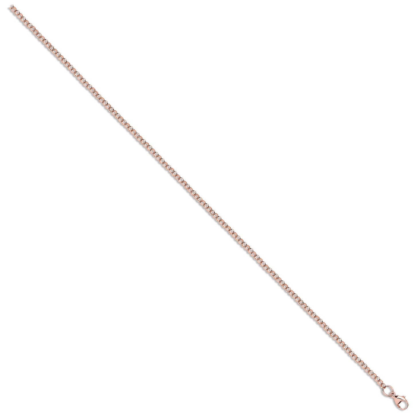 9ct Rose Gold 3mm Belcher Chain - FJewellery