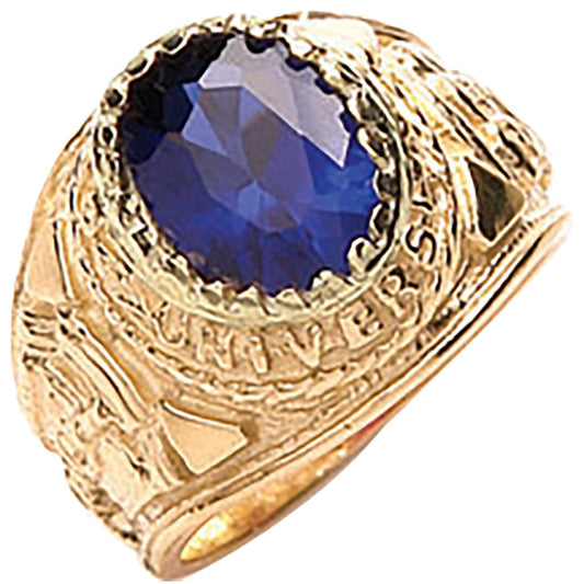 9ct Yellow G Blue Baby Collage Ring - FJewellery