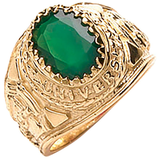 9ct Yellow G Green Baby Collage Ring - FJewellery