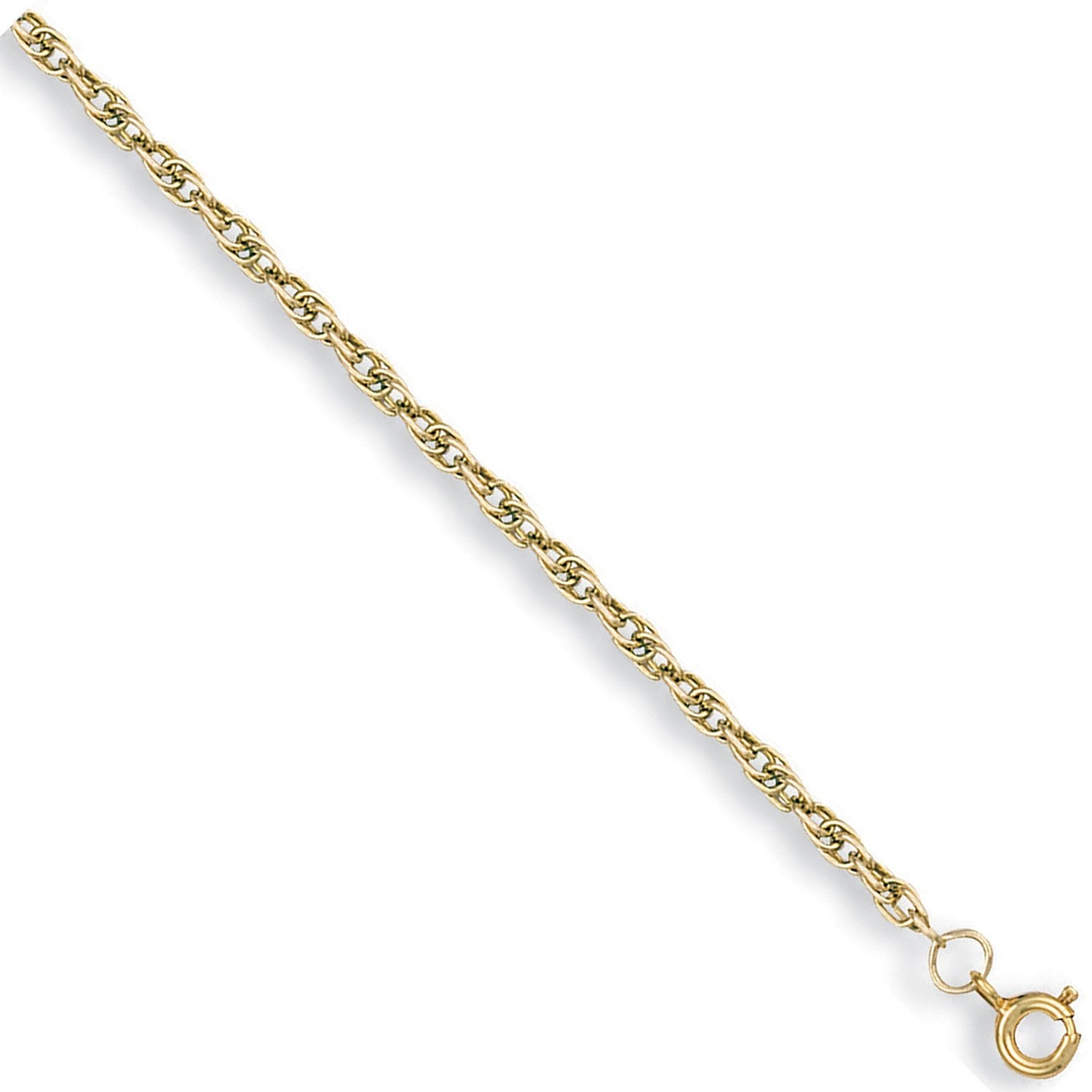 9ct Yellow Gold 3.5mm Prince Of Wales Chain - FJewellery