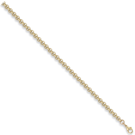 9ct Yellow Gold 5.3mm Belcher Chain - FJewellery
