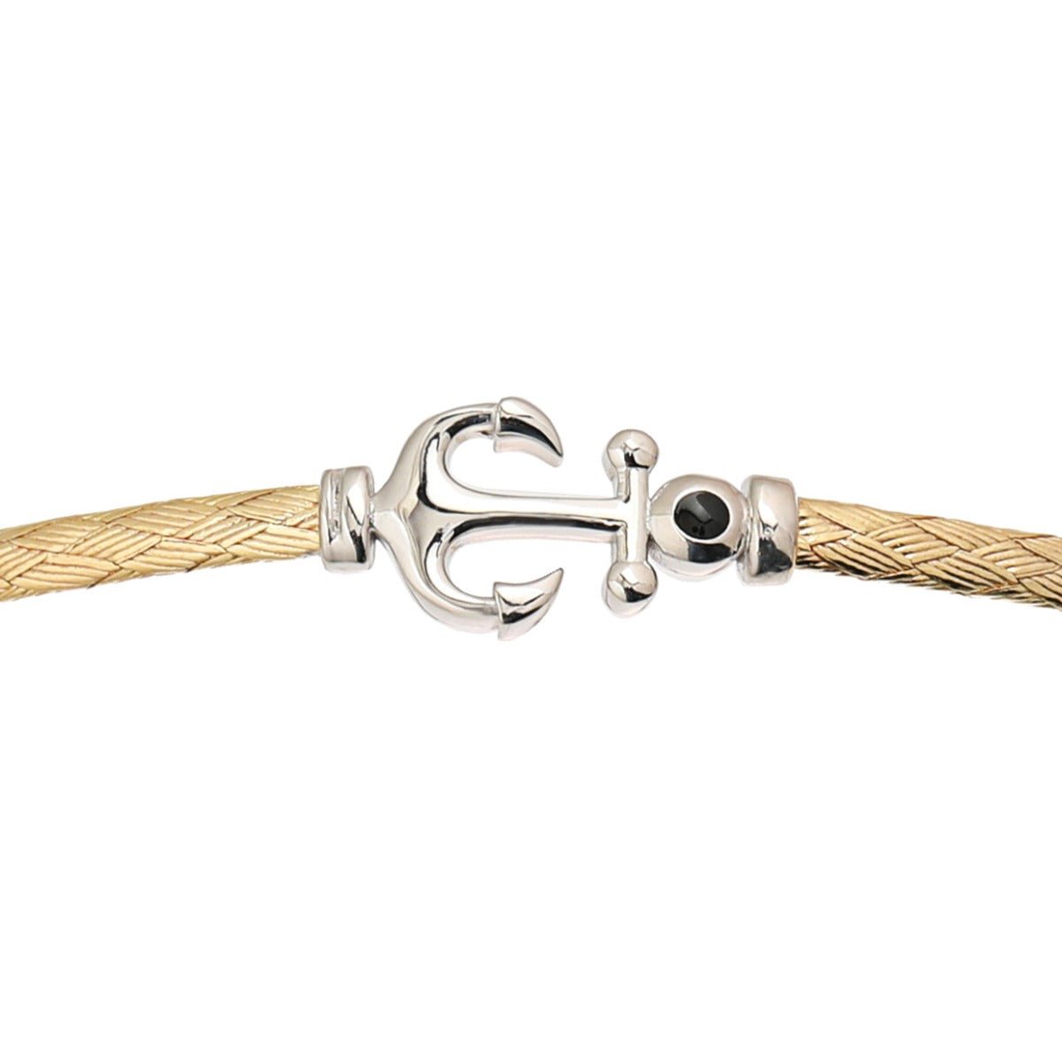 9ct Yellow Gold Anchor bracelet VMS0131 - FJewellery