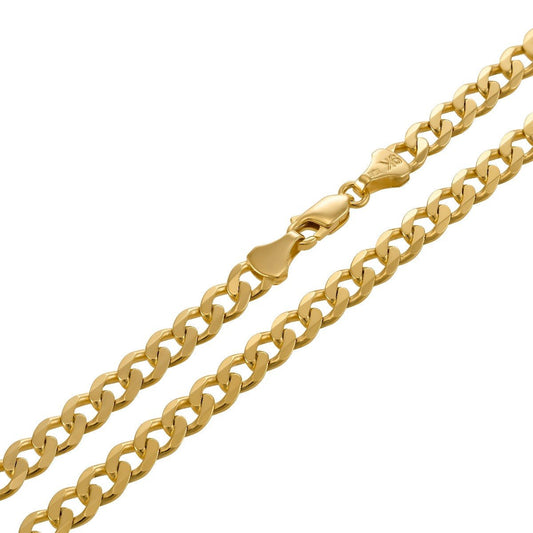 9ct Yellow Gold Curb Chain 3.5mm CNM01377 - FJewellery