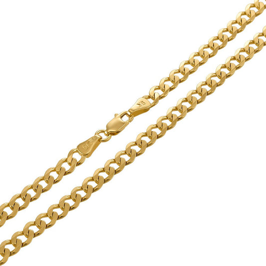 9ct Yellow Gold Curb Chain 5mm CNM05204 - FJewellery