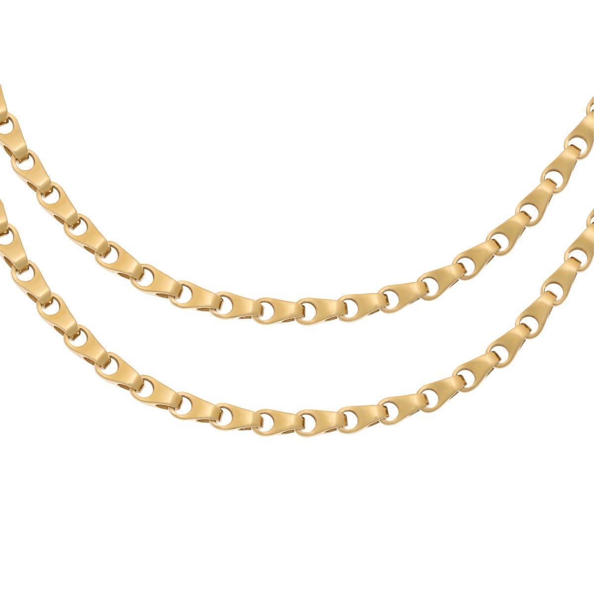9ct Yellow Gold Fancy Chain 5mm 2017031 - FJewellery