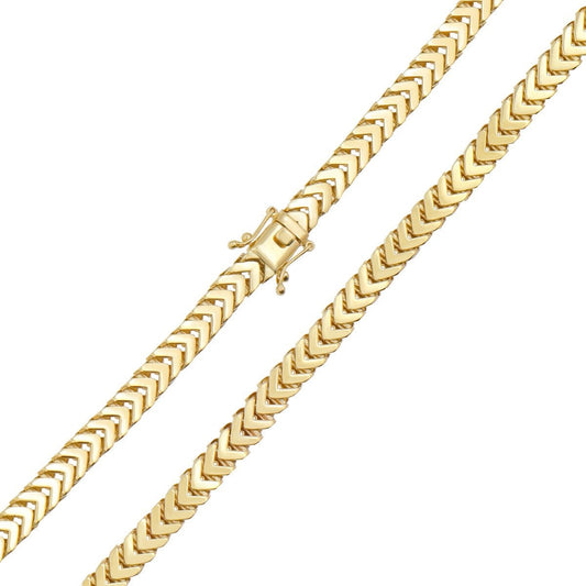 9ct Yellow Gold Herringbone Chain 6601000 - FJewellery