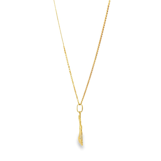 14ct Pre-owned yellow gold chain 00006992